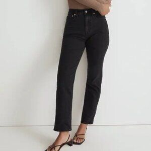 NEW! MADEWELL THE 90s STRAIGHT JEANS HIGH RISE FULL LENGTH STRETCH DENIM sz 31